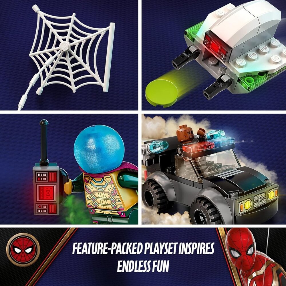 LEGO Marvel Spider-Man vs. Mysterio’s Drone Attack 76184 Building Kit (73 Pieces - Picture 6 of 6